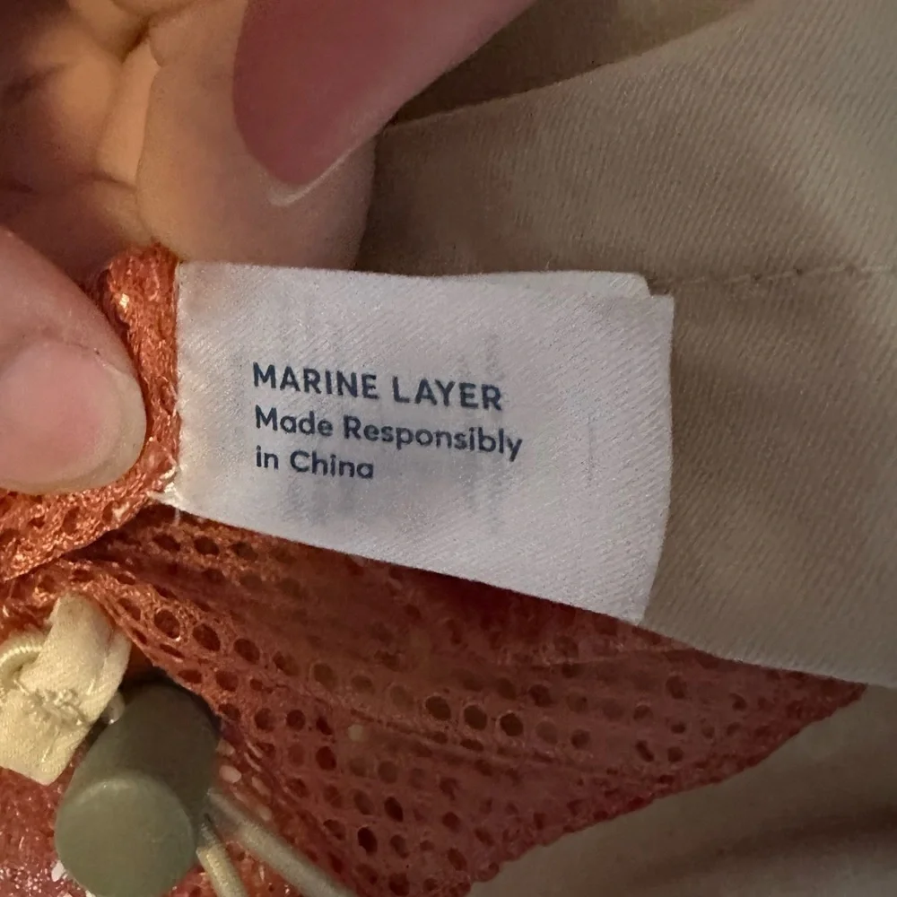 Marine Layer Dawson Stretch Twill Hooded Windbreaker Jacket